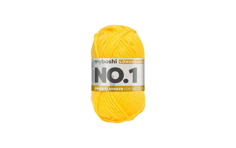 myBoshi Wolle Nr.1 Löwenzahn 50 g, 55 m