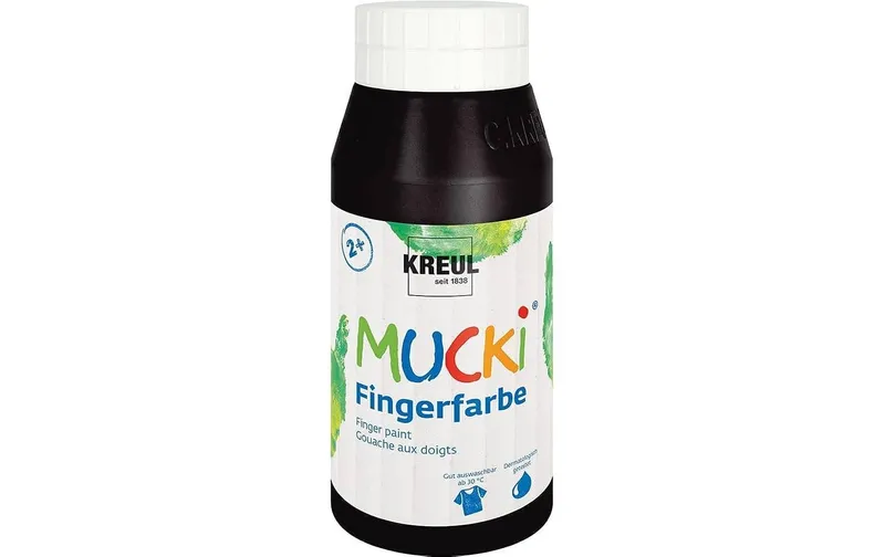 Kreul Fingerfarbe Mucki 750 ml, nero