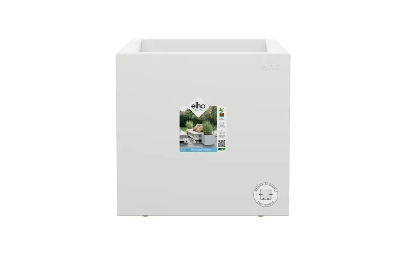 Elho Blumentopf Next Quadrat 40 cm bianco