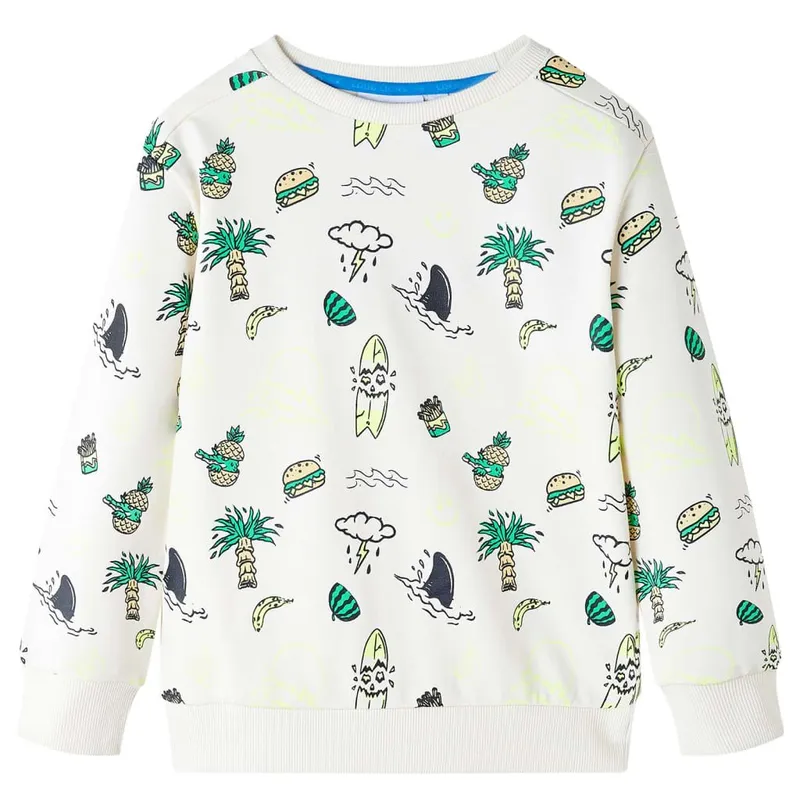 Sweat-shirt pour enfants écru doux 104