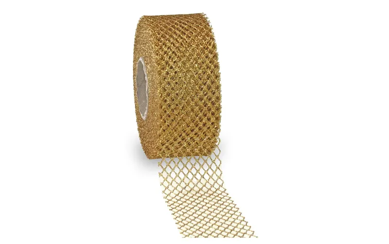Pattberg Geschenkband Siena 4 cm x 20 m, Gold