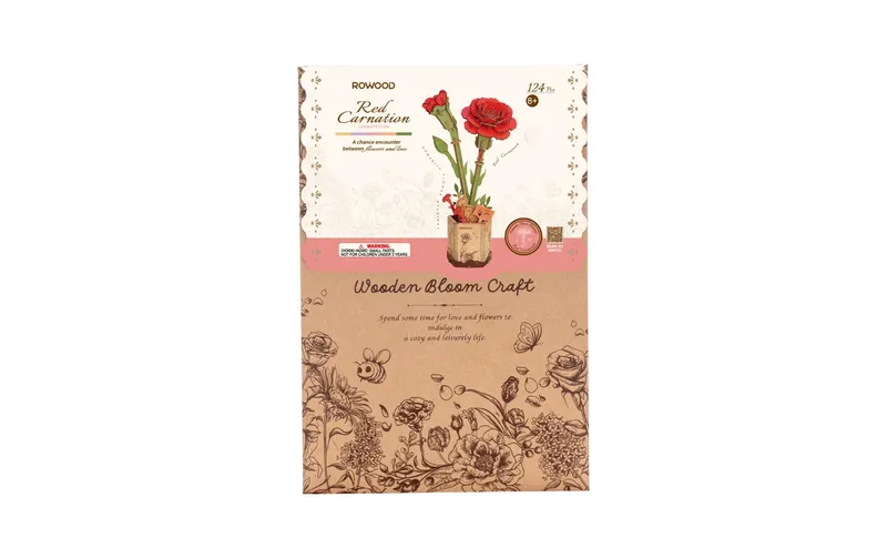 Rowood Bausatz Red Carnation 124-teilig