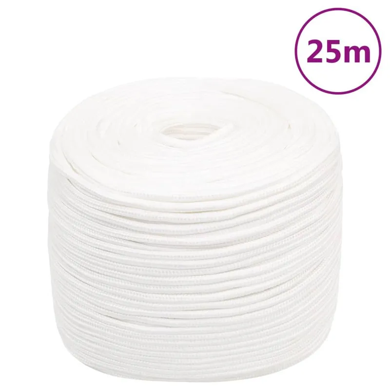 Corda per Barca Bianca 10 mm 25 m Polipropilene