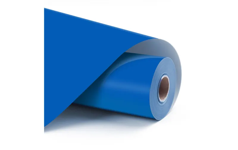 LOKLIK Rouleau de Vinyle Adhésif Permanent, 1 Pièce, Bleu