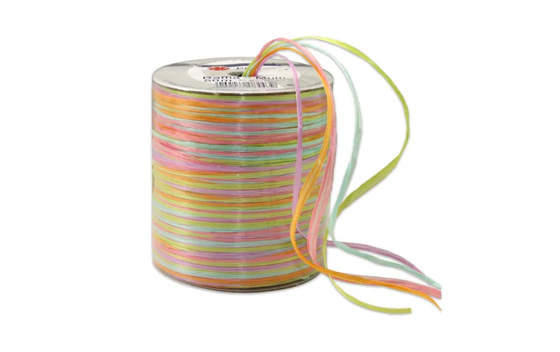 Pattberg Geschenkband Raffia Multi 50 m, multicolour