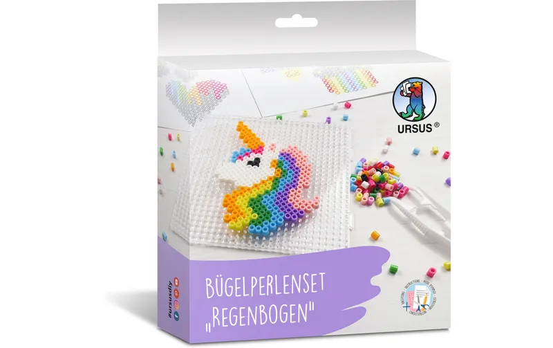 URSUS Bügelperlen Set Regenbogen multicolore