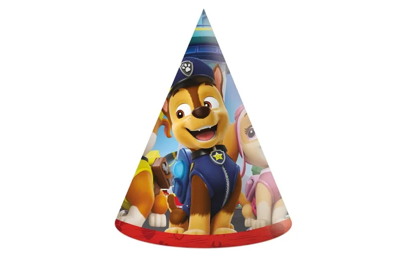 We fiesta Party Partyhüte Paw Patrol multicolore, 6 pièces