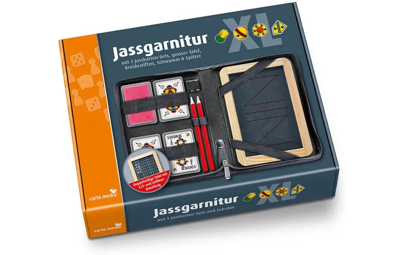 Carta.Media Jassgarnitur XL avec deutschen Jasskarten