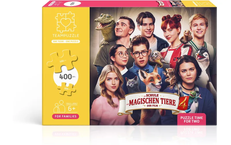 Teampuzzle Puzzle Schule le magischen Tiere 4