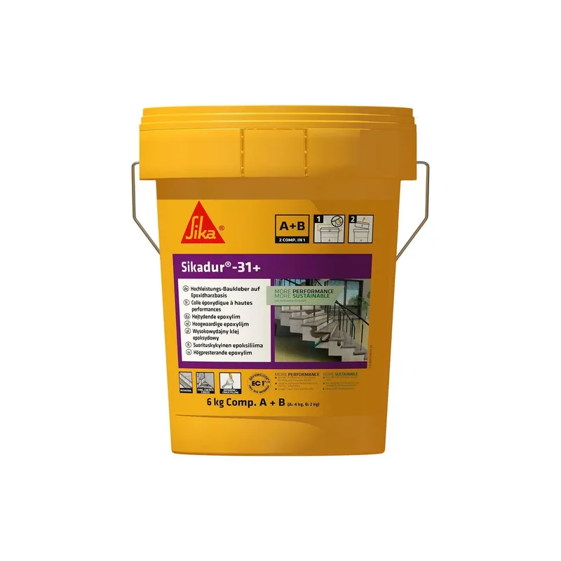 Sika Sikadur-31+ 2-Komponenten-Epoxidharzkleber grau 1.2 kg