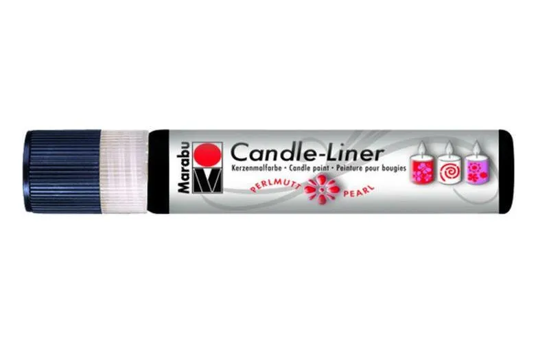 Marabu Kerzenmalfarbe Candle-Liner 25 ml, black