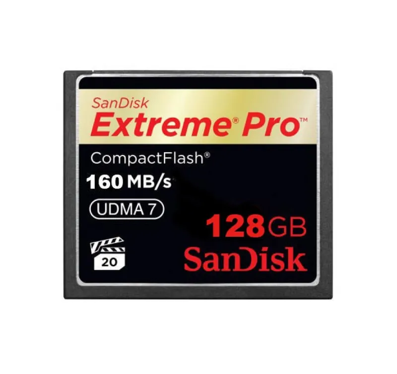 Carte CF SanDisk Extreme Pro 128 Go