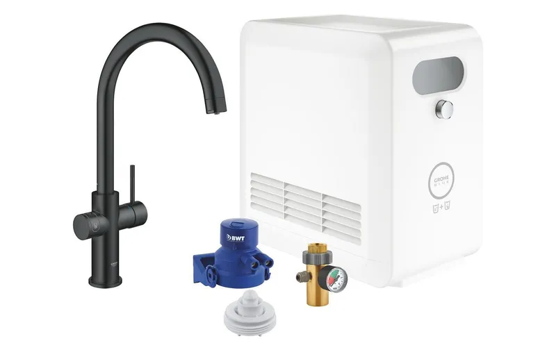GROHE Küchenarmatur Blue Professional C-Auslauf Samt noir