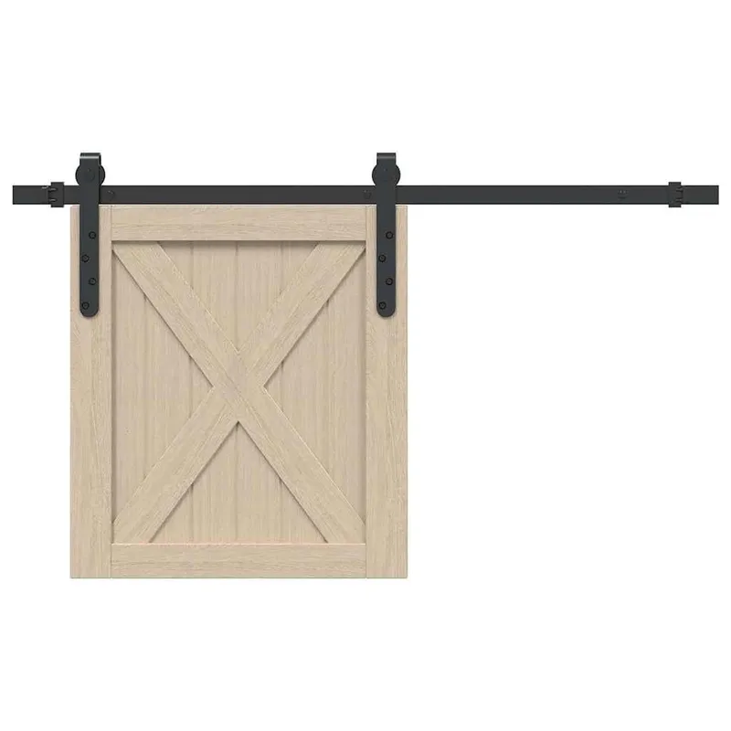 porta scorrevolebeschlag Set per Schranktüren 91 cm Karbonacciaio