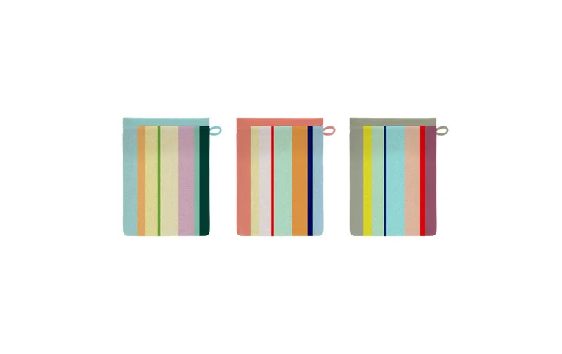 Remember Waschlappen Nizza 3 pezzi, 16 x 22 cm, multicolore