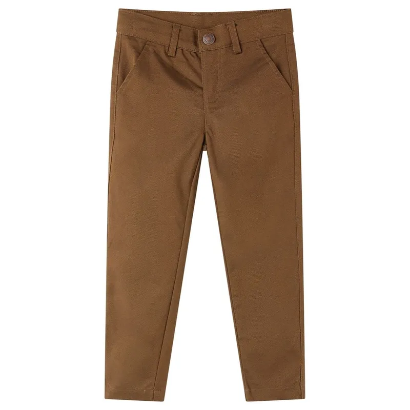 Pantalons pour enfants cognac 92