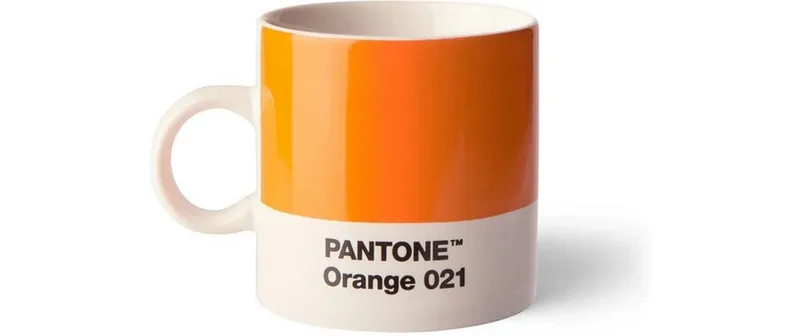 Pantone by Copenhagen Design Espresso-Tassen 120 ml, 1 pieces, Orange