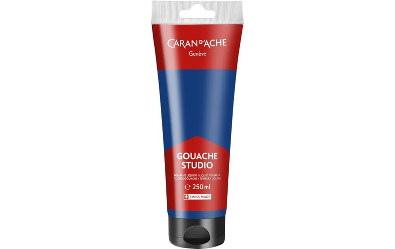 Caran d'Ache Wasserfarbe Gouache Studio 250 ml, Cyan