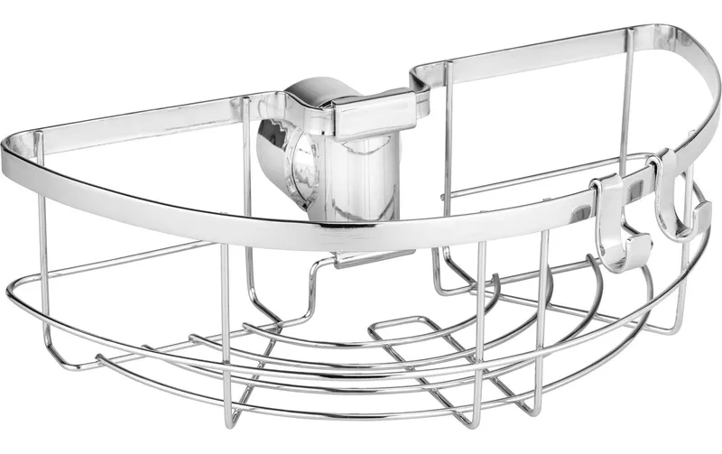 Wenko Duschmittelhalter Floresta Rund, Silber