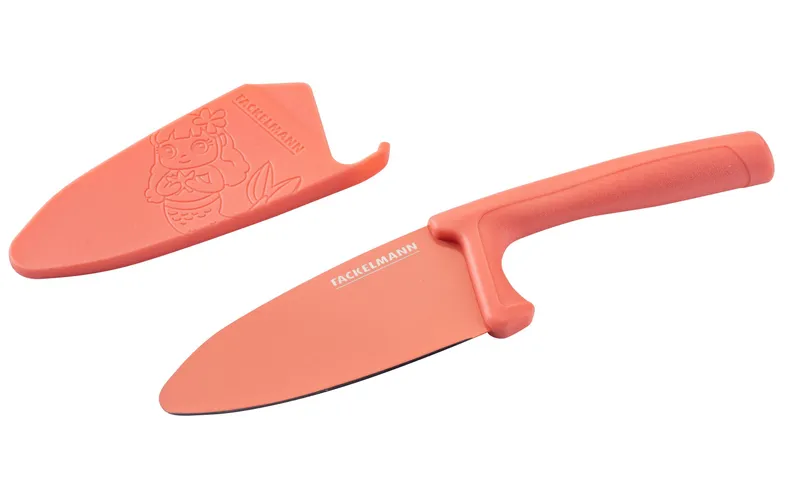 Fackelmann Kinder Küchenmesser MiniCooking Meerjungfrau, Rosa