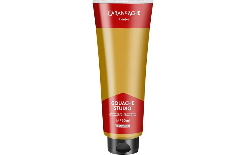 Caran d'Ache Wasserfarbe Gouache Studio 450 ml, Ocker