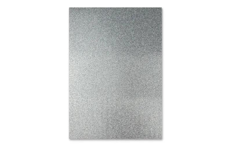 URSUS Glitzerkarton A4, 300 g/m², 10 Blatt, Silber