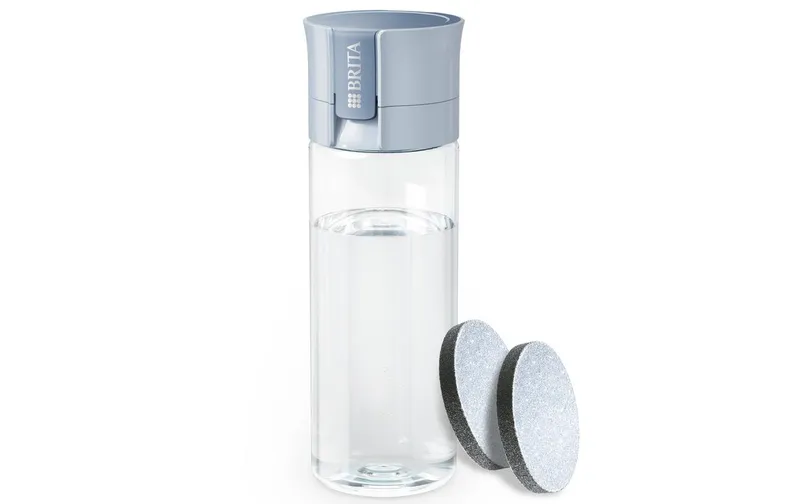 BRITA Wasserfilterflasche Vital hellblau 0.6 l inkl. 2 MicroDisc