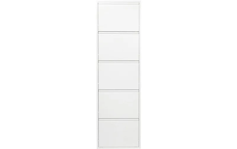 Kare Schuhschrank Caruso 5-er, 50 x 170 cm, blanc