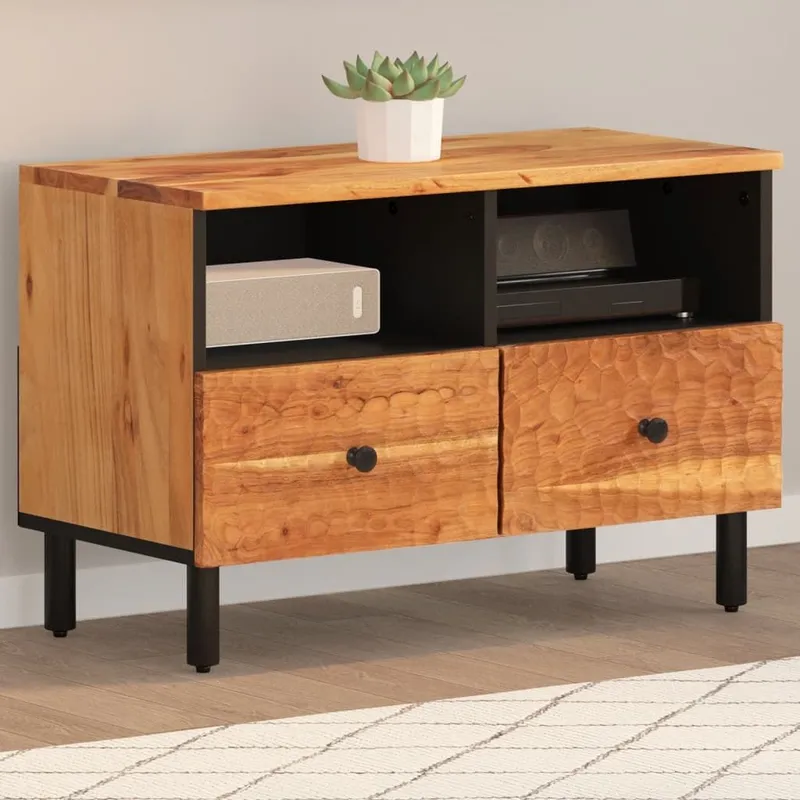 TV-Schrank 70x33x46 cm legno massiccio acacia
