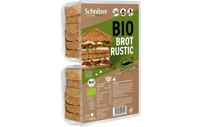 Schnitzer Brot Bio Toastbrot Rustic 430 g