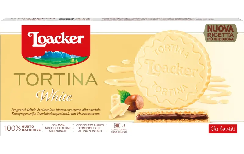 Loacker Guetzli Tortina White 126 g