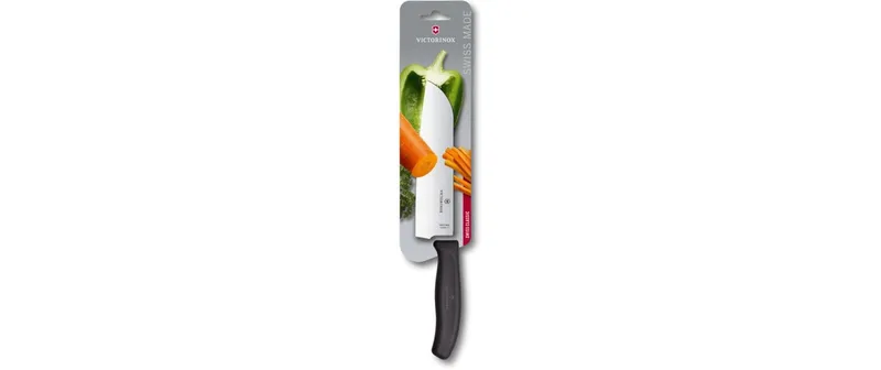 Victorinox Santokumesser Swiss Classic nero, 17 cm
