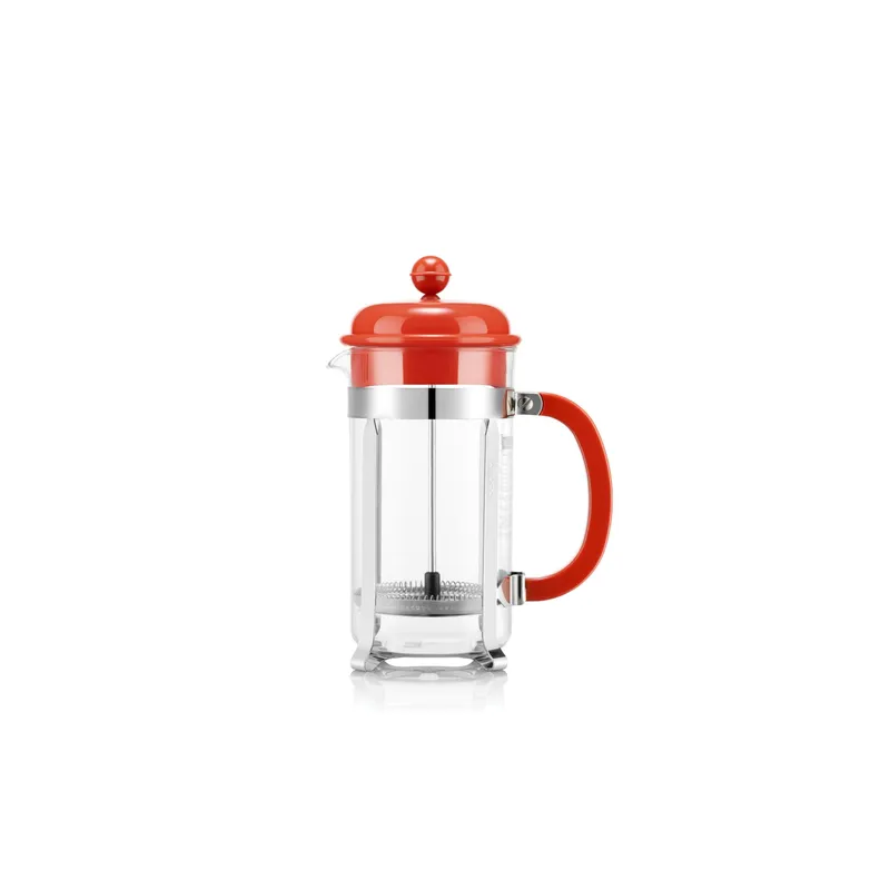 Bodum Caffettiera filtre à café 1 l, Rouge/Métal