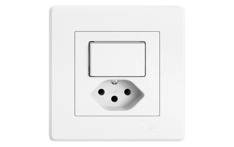 Feller EDIZIOliv Kleinkombi UP 1xT13-1xS3 white