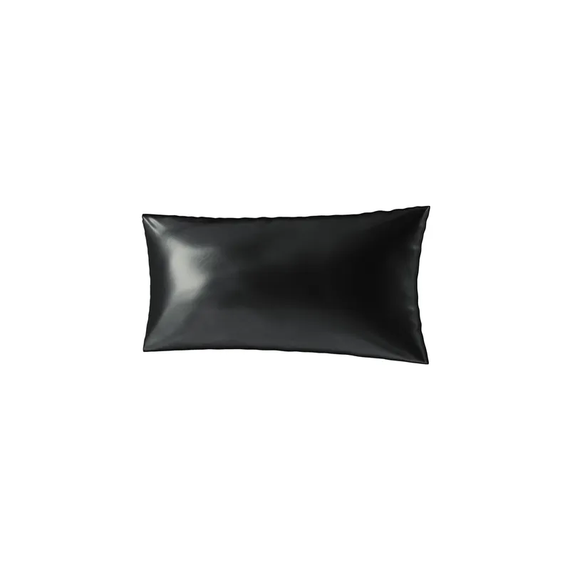 Housse de traversin Ailoria soie morus 80 x 40 cm Midnight Black