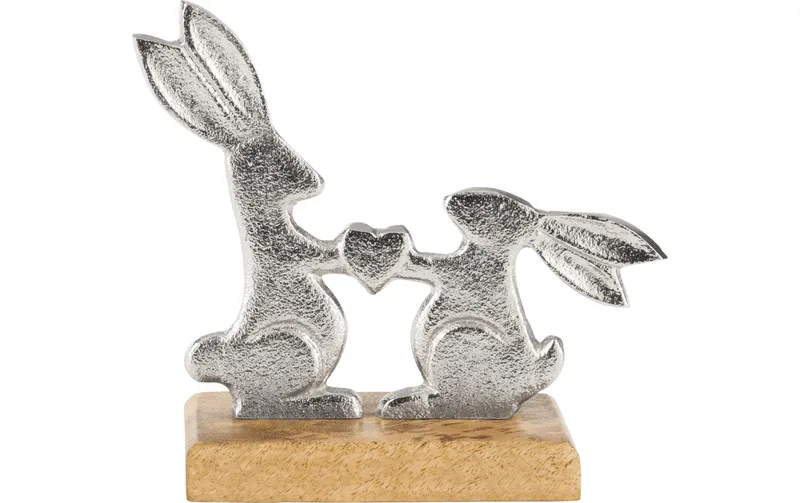 EGLO Aufsteller Amoatsy 15.3 cm, Silber, Braun