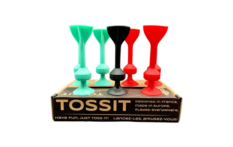 Tossit Saugnapf-Darts red / Türkis