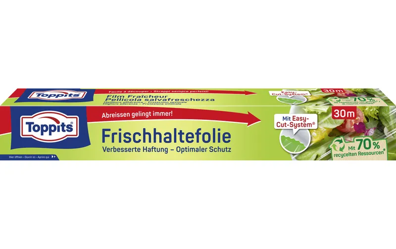 Toppits Frischhaltefolie 1 pièces, transparent