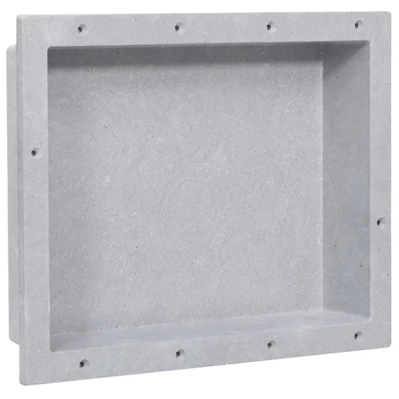 Duschnische Mattgrau 41x51x10 cm
