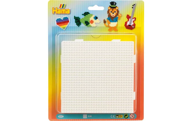 Hama Bügelperlen Platten EcoPlus 4 pièces multicolore