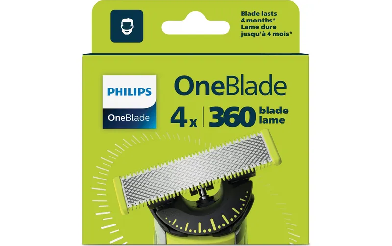 Philips Rasierklingen OneBlade 360 4 pièces