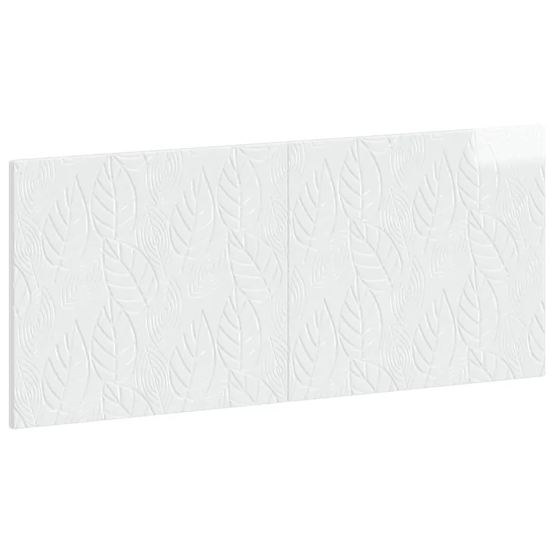 Wandmontiertes Kopfteil DELFT Hochglanz bianco derivato del legno