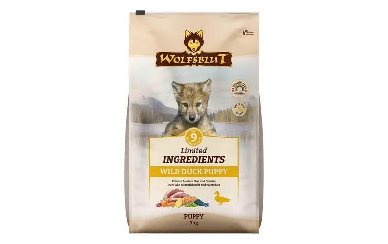 Wolfsblut Trockenfutter Puppy Wild Duck 9 kg