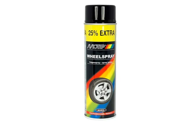 MOTIP Felgenspray, 500 ml, nero glänzend