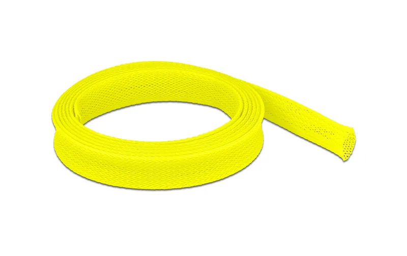 Delock Kabelschlauch dehnbar, 2m x 19 mm Gelb