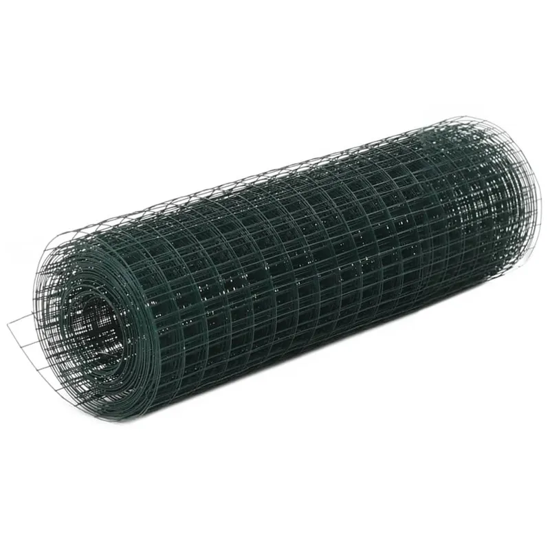 Drahtzaun Stahl mit PVC-Beschichtung 25x0,5 m verde