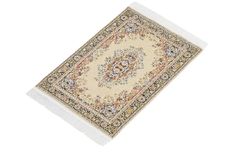 HobbyFun Mini-Utensilien Teppich 15 x 10 cm Beige