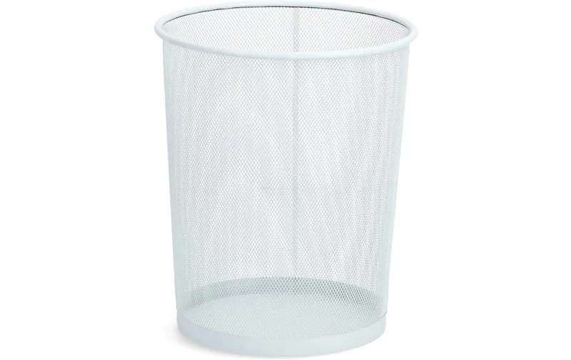 Zeller Present Papierkorb Mesh 15 l, bianco