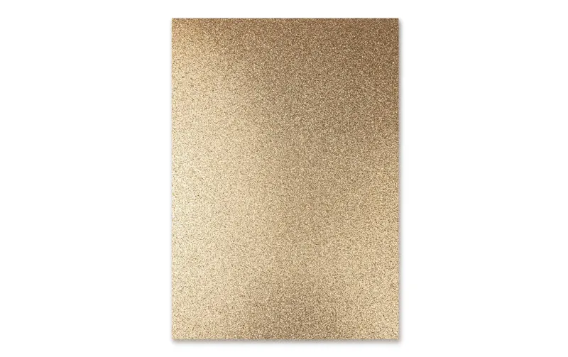 URSUS Glitzerkarton A4, 300 g/m², 10 Blatt, Champagner