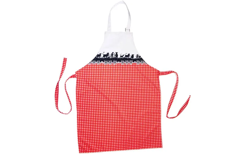 Trendform Kochschürze Swiss Vichy white/black/red